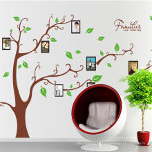 Семейные фоторамки наклейки дизайн съемный фоторамка птица стикер стены дерево, украшения стены стикер этикета